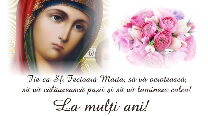 Mesaje si sms-uri de Sfanta Maria. Urari pentru cei dragi care isi serbeaza ziua numelui.